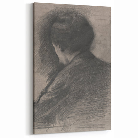 Gothic Wall Art - Mysterious Shadowy Portrait Dark Decor Style