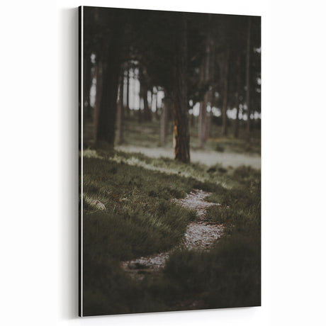 Rustic Wall Art: Forest Pathway for Farmhouse and Vintage Home Decor