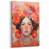 Electric Portrait Art – Vibrant Modern Electric Canvas Wall Decor