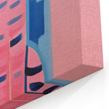 Abstract Electric Cat Art – Modern Vibrant Electric Wall Canvas Decor