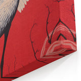 Majestic Electric Crane Art – Bold Modern Electric Wall Canvas Decor