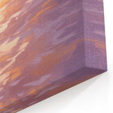 Serene Electric Sunset Art – Modern Vibrant Electric Wall Canvas Decor