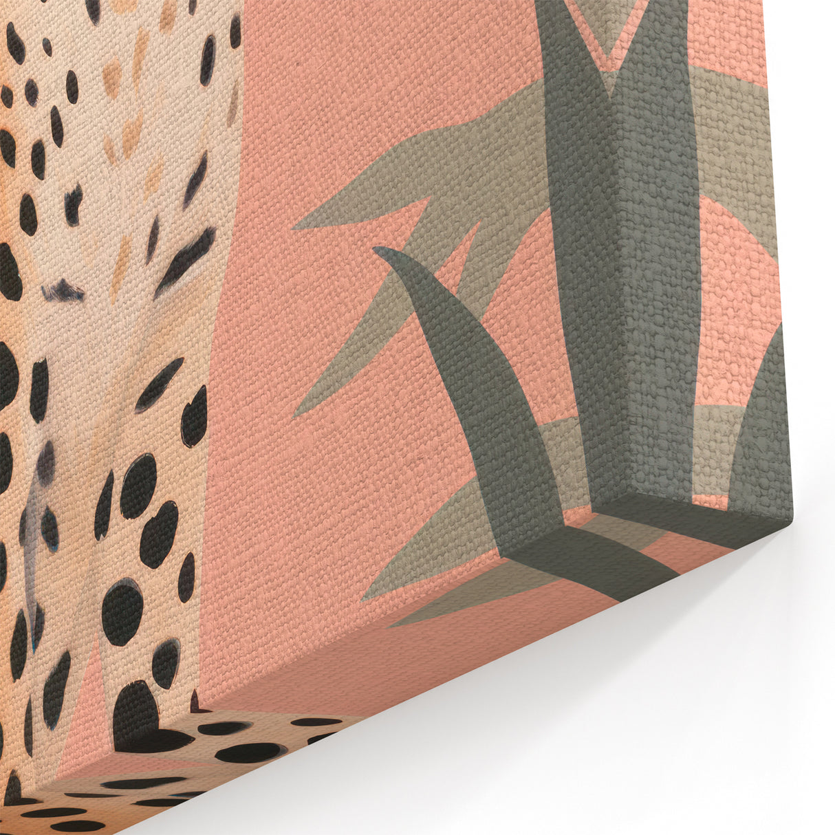 Abstract Electric Cheetah Canvas - Modern Electric Wall Art for Home