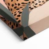 Abstract Electric Cheetah Canvas - Modern Electric Wall Art for Home