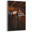Rustic Saddle and Barn Wall Art for Farmhouse and Western Decor