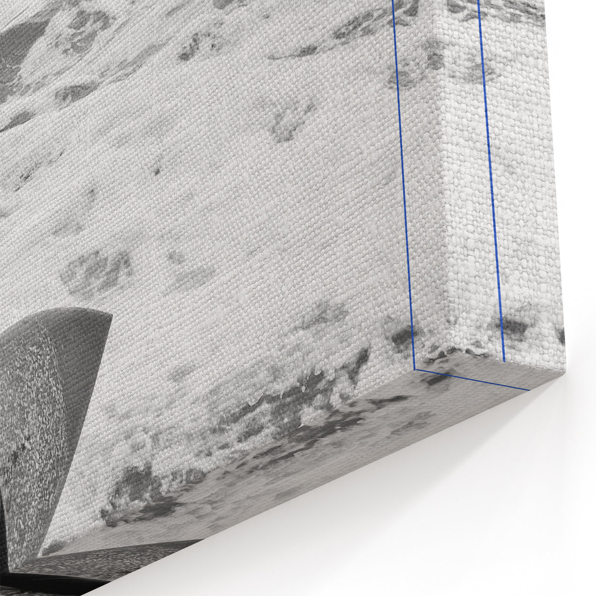 Black and White Surfer Coastal Wall Art - Magazine Style Ocean Print