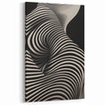 Modern Electric Wall Art - Abstract Black and White Electric Canvas