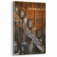 Antique Lamp Oil & Tools Wall Art – Rustic Wooden Farmhouse Decor
