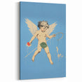 Electric Angel Art - Vibrant Modern Electric Decor - Blue Abstract Print
