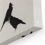Gothic Artworks - Dark Decor Style Raven Silhouettes for Gothic Wall Art