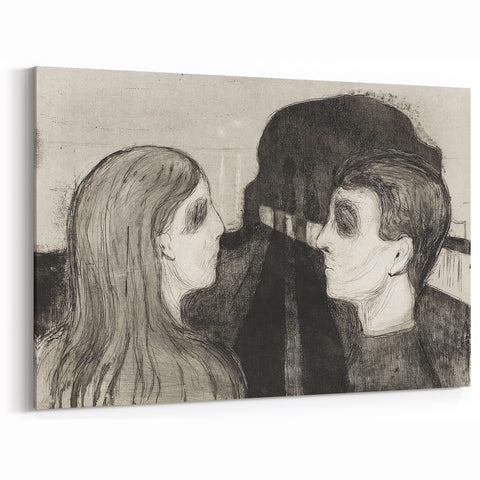 Gothic Artworks - Haunting Figures Canvas for Dark Decor Style