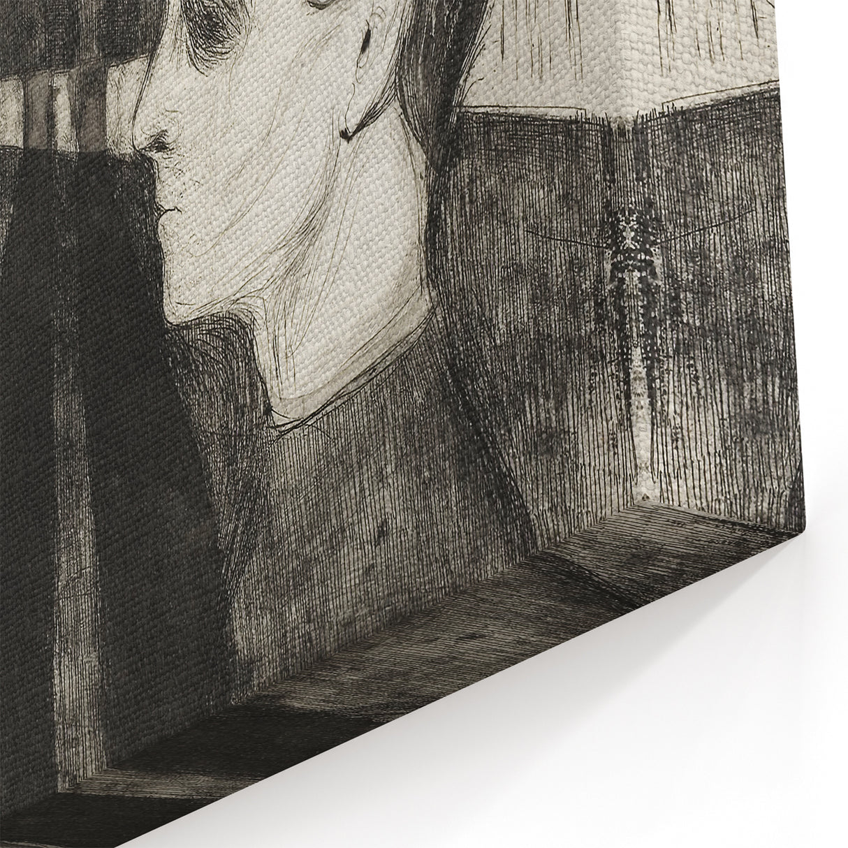 Gothic Artworks - Haunting Figures Canvas for Dark Decor Style