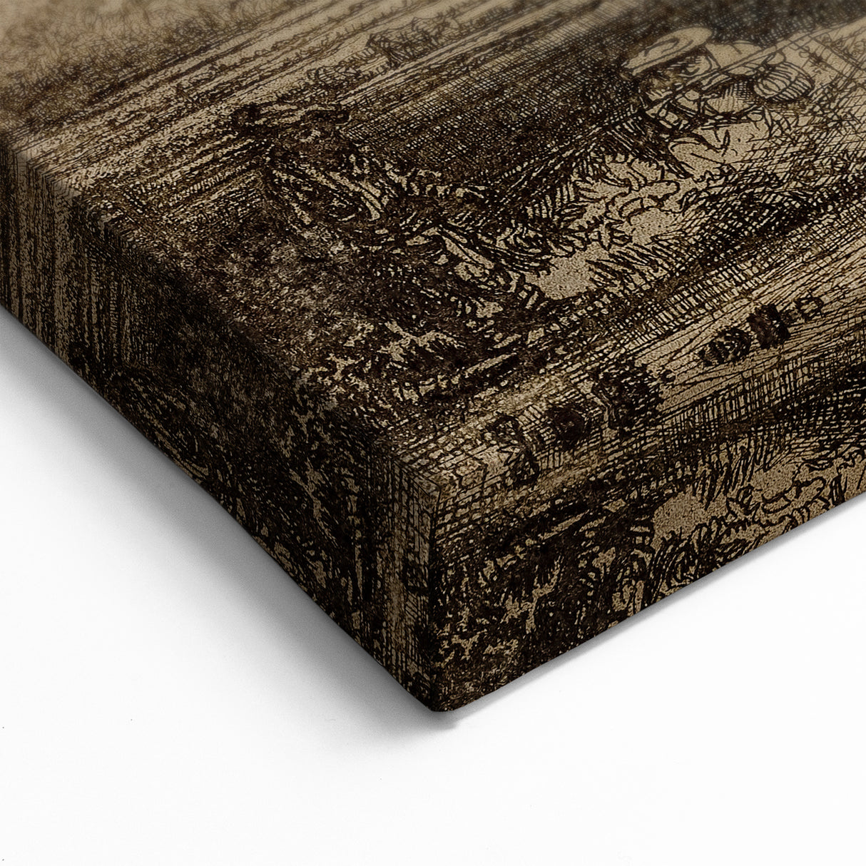Medieval Gothic Canvas - Dramatic Landscape Art for Gothic Wall Decor