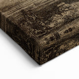 Medieval Gothic Canvas - Dramatic Landscape Art for Gothic Wall Decor