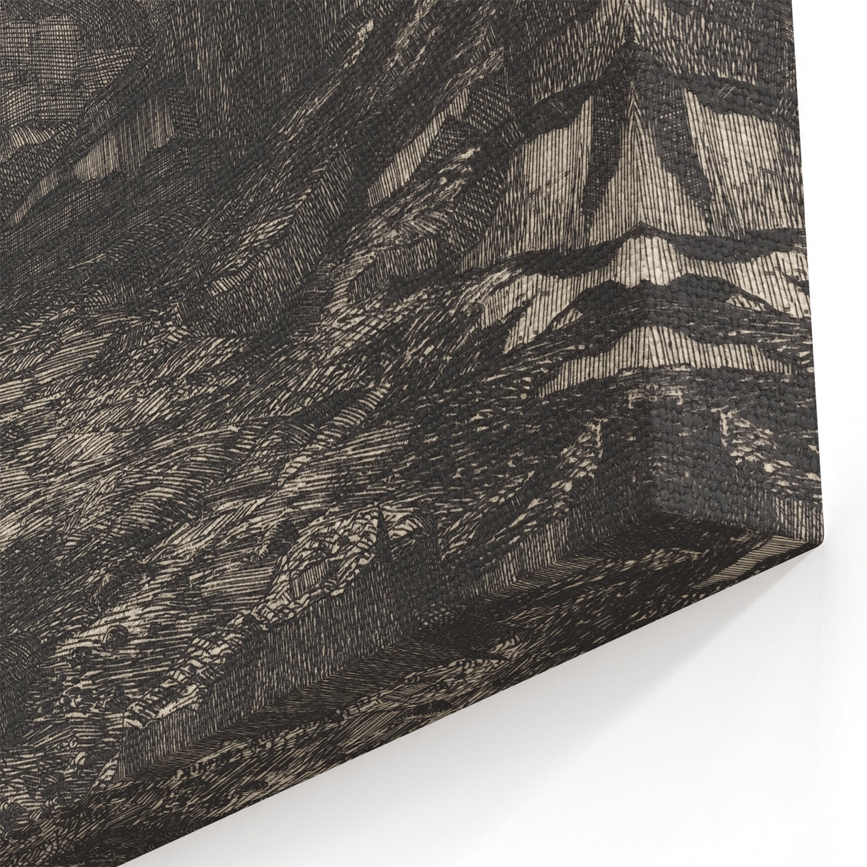 Medieval Gothic Canvas - Knight’s Journey Artwork for Dark Decor Style