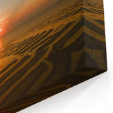 Massachusetts Coastal Art - Cape Cod Sunset Tidal Sand Wall Decor