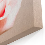 Pink Rose Wall Art – Rustic Farmhouse Elegant Nature-Inspired Decor Print