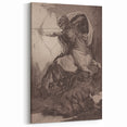 Centaur Archer Gothic Print - Dark Mythological Wall Art Decor