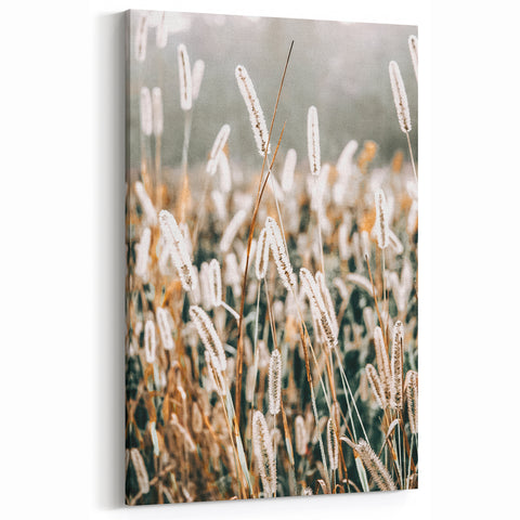Farmhouse Wall Art - Rustic Wheat Field in Soft Focus Print