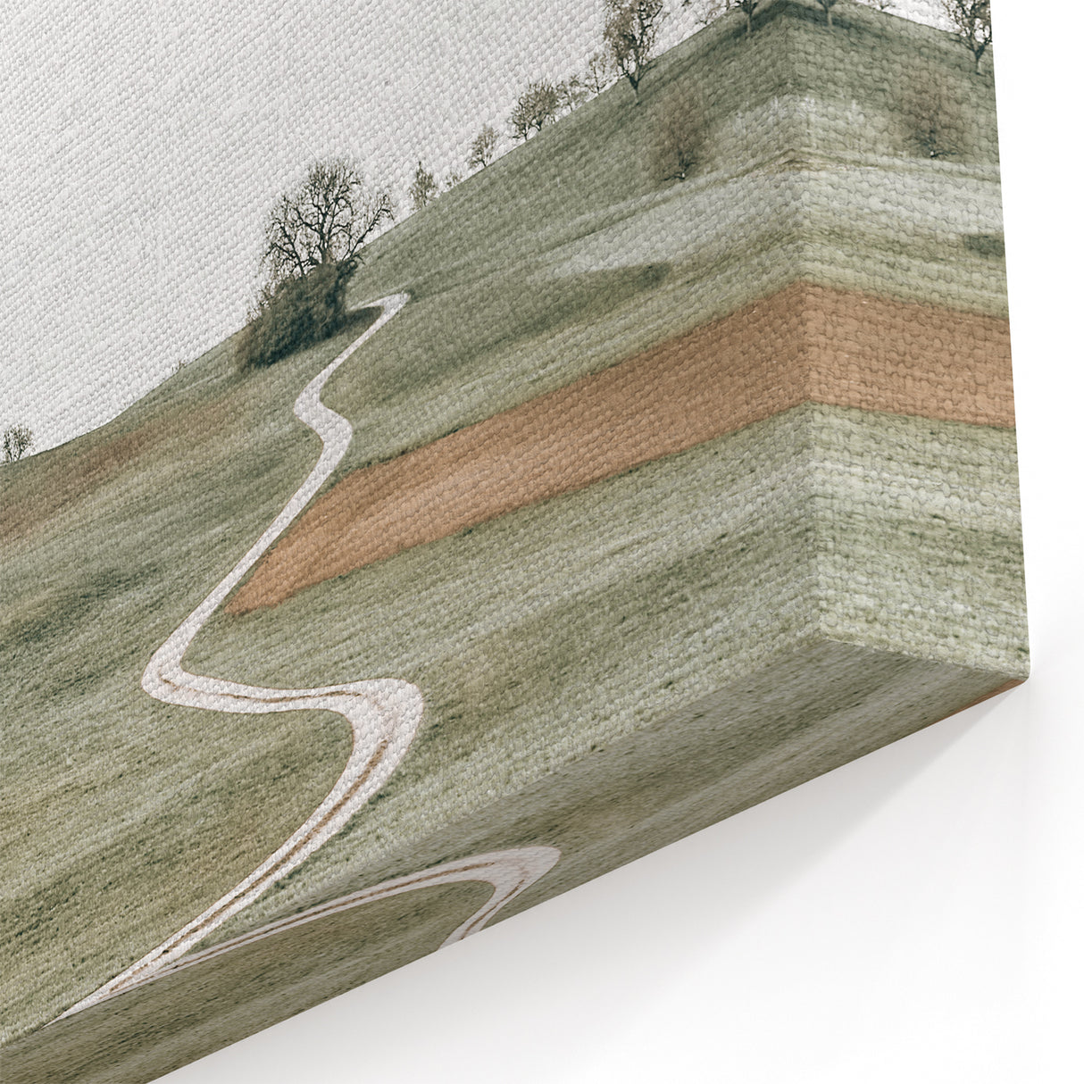 Farmhouse Wall Art - Serene Winding Path for Rustic Country Decor