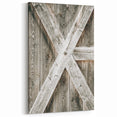 Rustic Farmhouse Decor - Wooden Barn Door Wall Art for Country Style