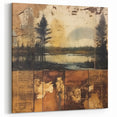 Farmhouse Wall Art: Rustic Egg in Straw Nest Country Décor