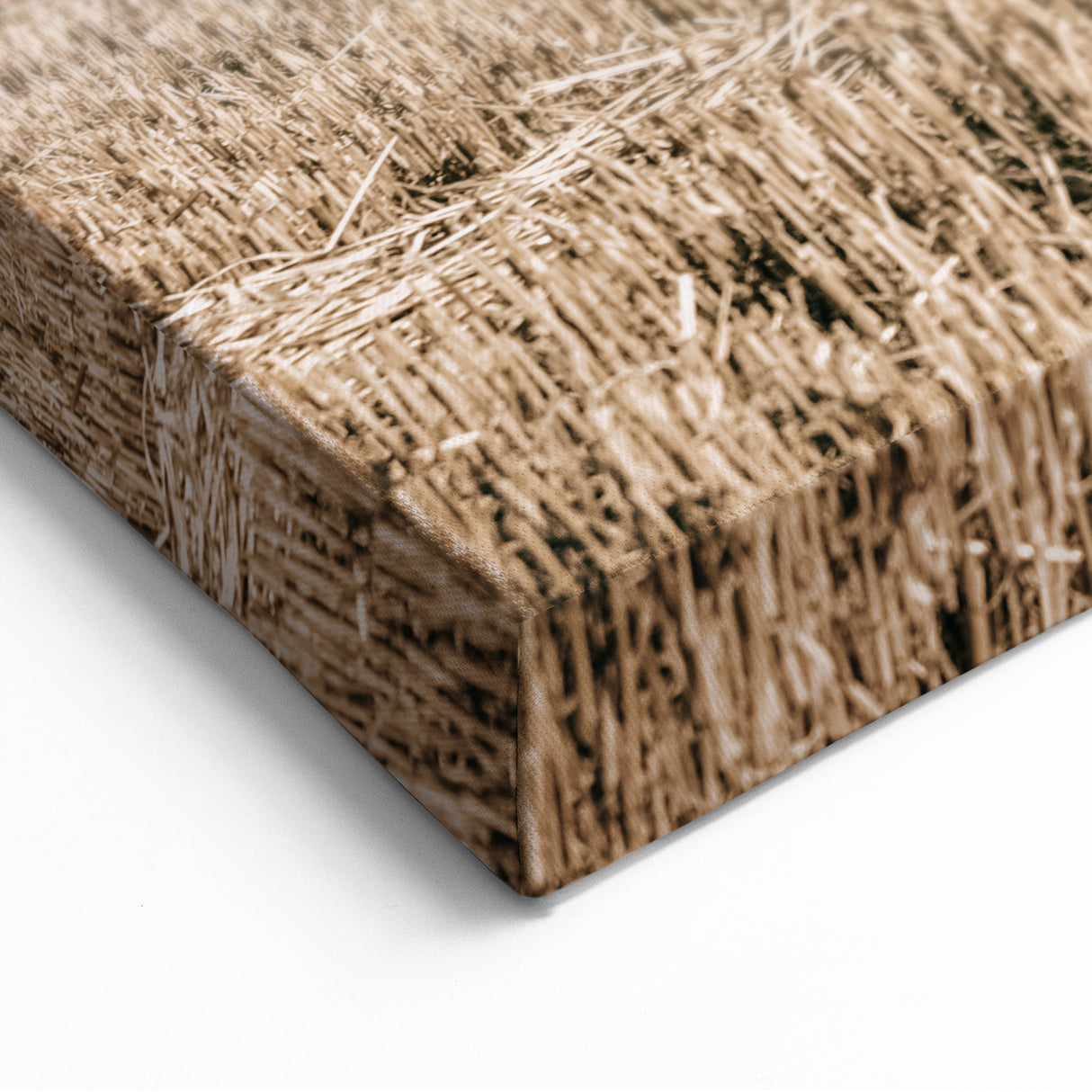 Farmhouse Wall Art: Hay Bales in Open Field Country Décor