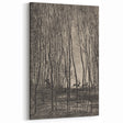 Enchanted Forest Scene - Mysterious Gothic Woodland Art Print