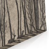 Enchanted Forest Scene - Mysterious Gothic Woodland Art Print