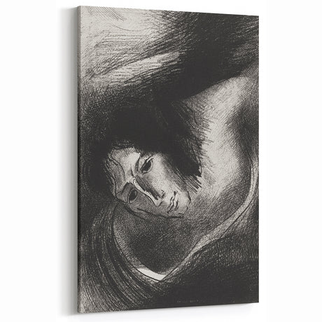 Dark Decor Style Gothic Portrait - Mysterious Vintage Gothic Art