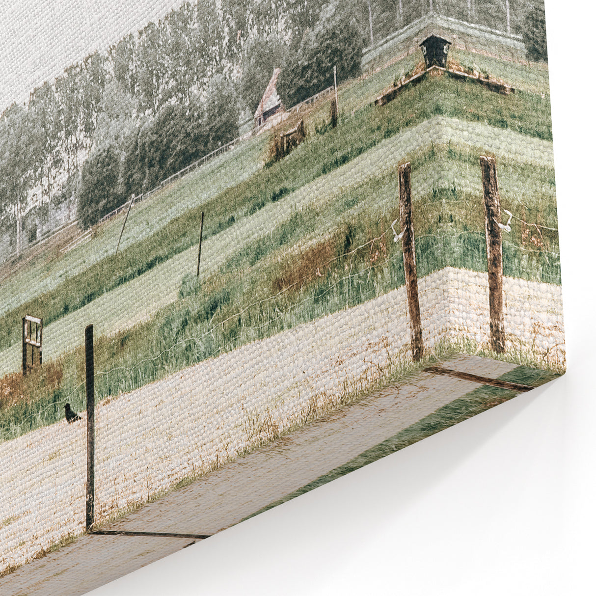 Farmhouse Wall Art: Rustic Country Style with Grazing Sheep Scene