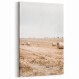 Farmhouse Wall Art: Rolling Hay Fields for Rustic Country Charm