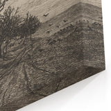 Gothic Artworks - Crows in Barren Landscape for Dark Decor Style