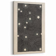 Abstract Electric Wall Art - Monochrome Dotted Pattern in Black and White