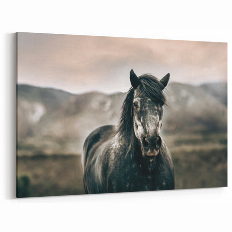 Farmhouse Wall Art: Majestic Horse for Rustic Country Farmhouse Decor