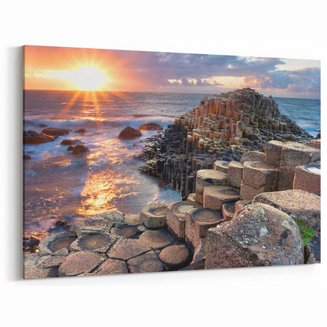 Irish Coastal Prints – Giant's Causeway Art for Home Decor