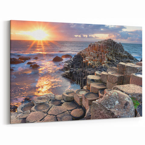 Irish Coastal Prints – Giant's Causeway Art for Home Decor