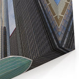 Modern Detroit Architecture Print – Iconic Renaissance Center Wall Art