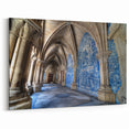 Porto Wall Art - Scenic Blue Tiles Cathedral Corridor