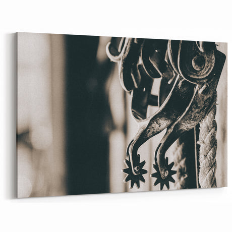 Vintage Farmhouse Decor - Rustic Spurs Wall Art for Country Homes