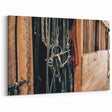 Farmhouse Style Wall Art - Rustic Horse Bridle Decor for Country Homes