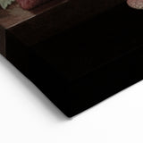 Dark Moody Wall Art: Dramatic Floral Still Life for Timeless Interiors