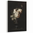 Dark Moody Wall Art - Timeless Floral Elegance in Dramatic Dark Tones