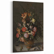 Dark Moody Wall Art - Elegant Floral Arrangement with Rich Dark Tones