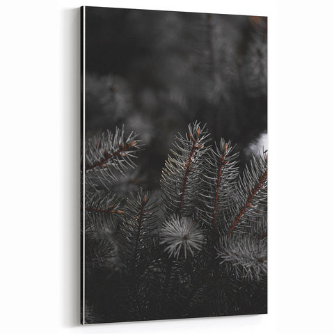 Whispering Pines - Dark Forest Rustic Wall Art