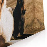 Farmhouse Horses Wall Art – Rustic Country Style Decor for Home