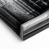 Black and White Detroit Architecture – Elegant City Landmark Wall Art