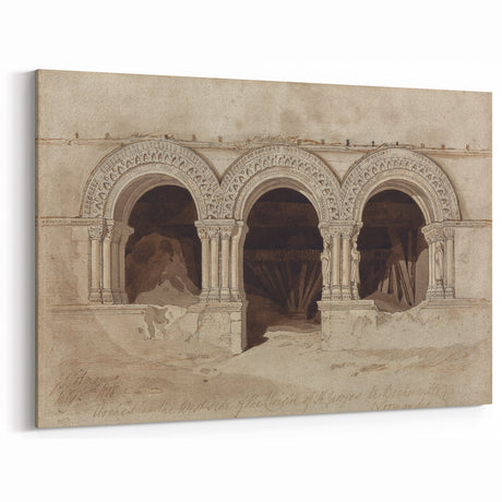 Dark Moody Wall Art - Ancient Archways Study - Timeless Dark Prints