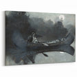 Dark Moody Wall Art - Moonlit River Journey - Moody Interior Art