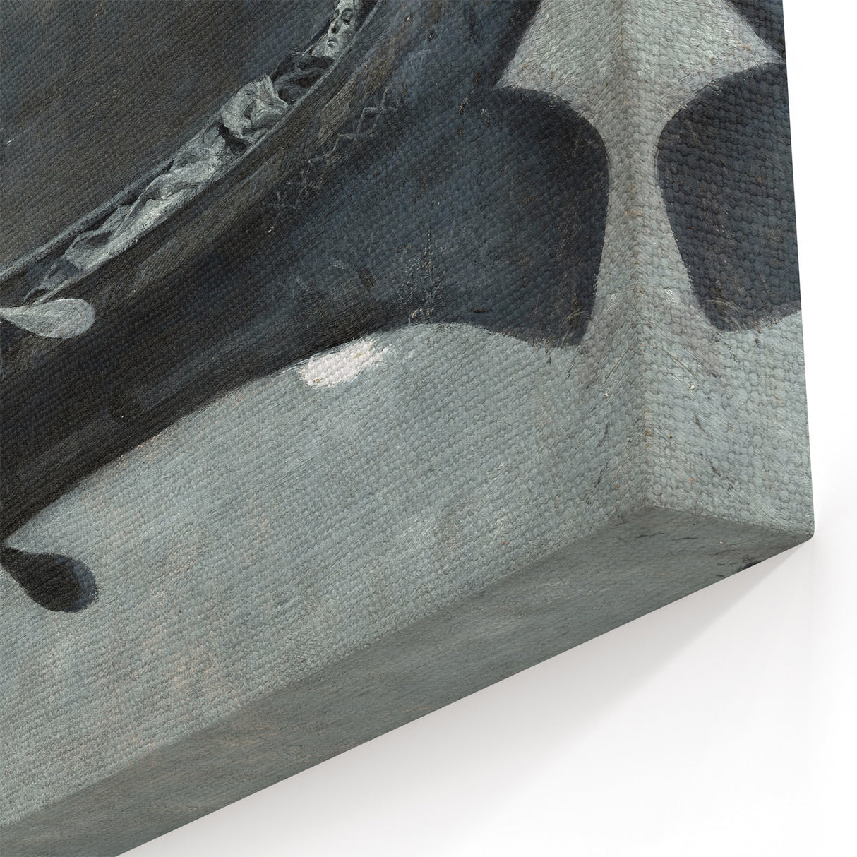Dark Moody Wall Art - Moonlit River Journey - Moody Interior Art